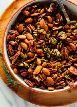 sweet and spicy party nuts recipe