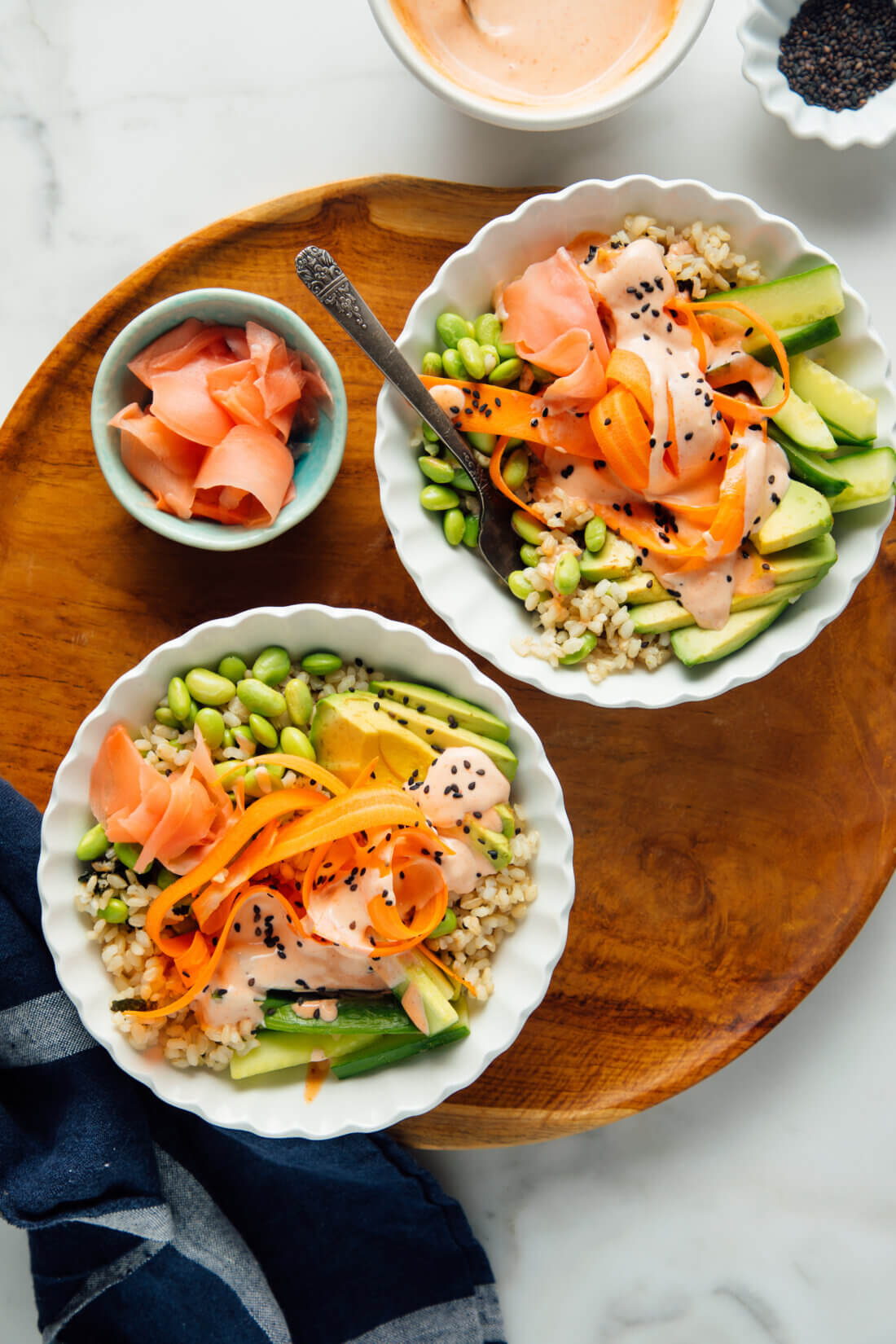 vegetarian sushi bowls recipe